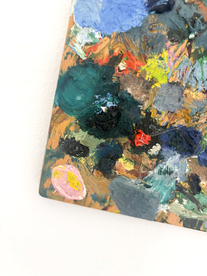 Palette vintage de peinture à accrocher