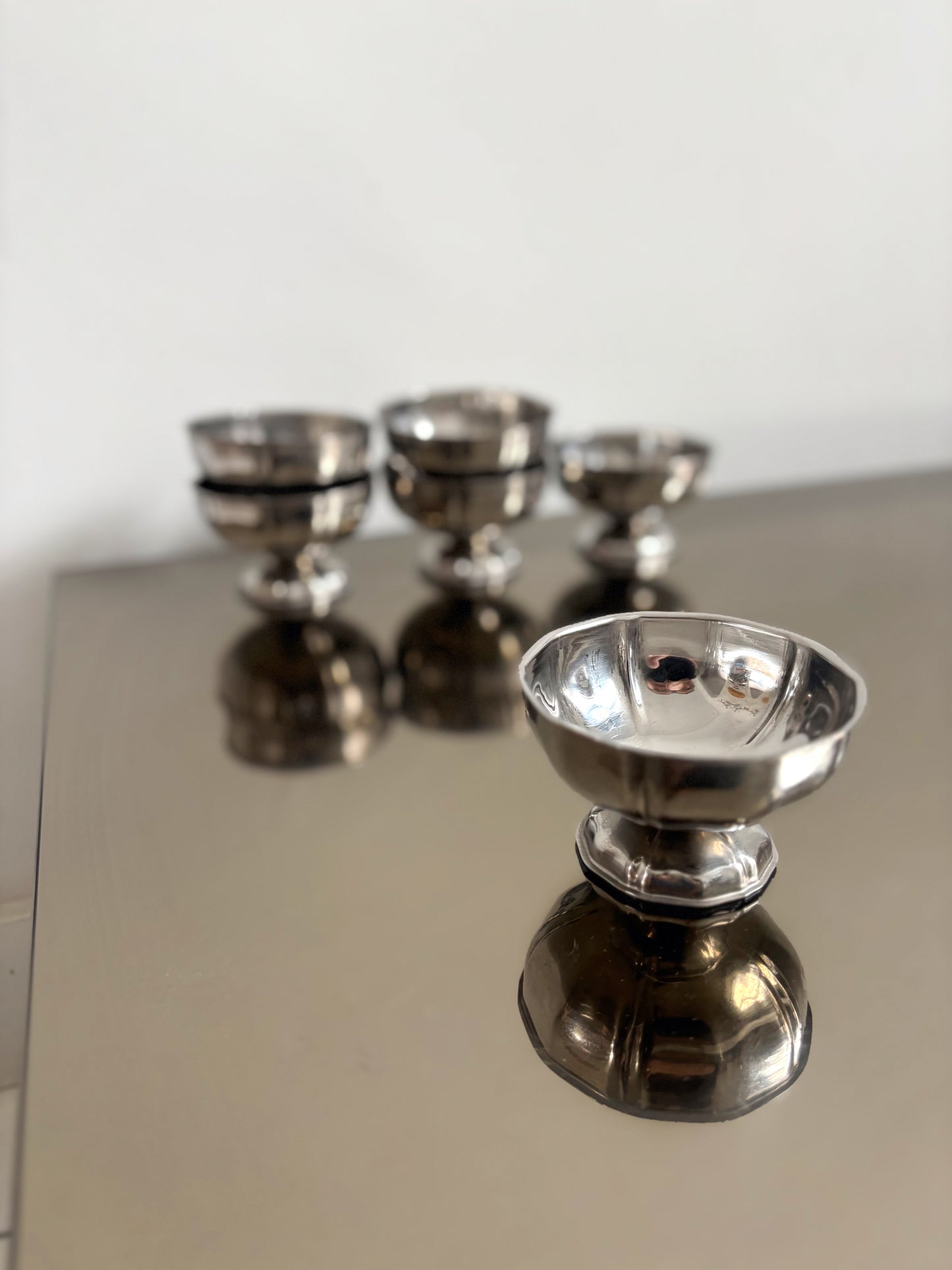 Ensemble de 6 coupes en Inox