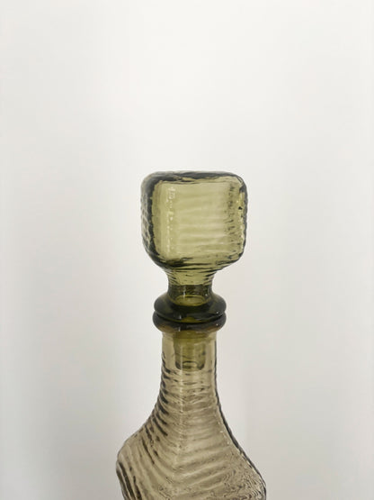 Bouteille en verre Empoli brune