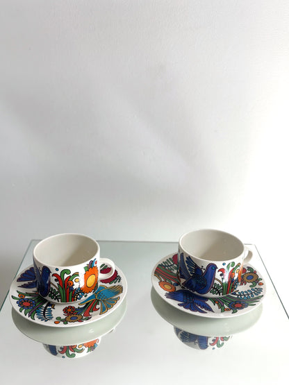 Ensemble de 2 grandes tasses et sous-tasse Acapulco de Villeroy & Boch