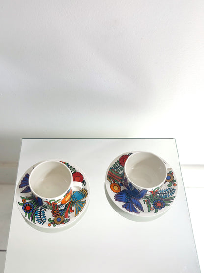 Ensemble de 2 grandes tasses et sous-tasse Acapulco de Villeroy & Boch