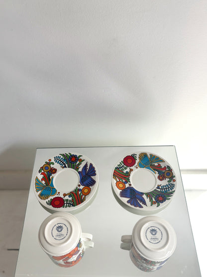 Ensemble de 2 grandes tasses et sous-tasse Acapulco de Villeroy & Boch