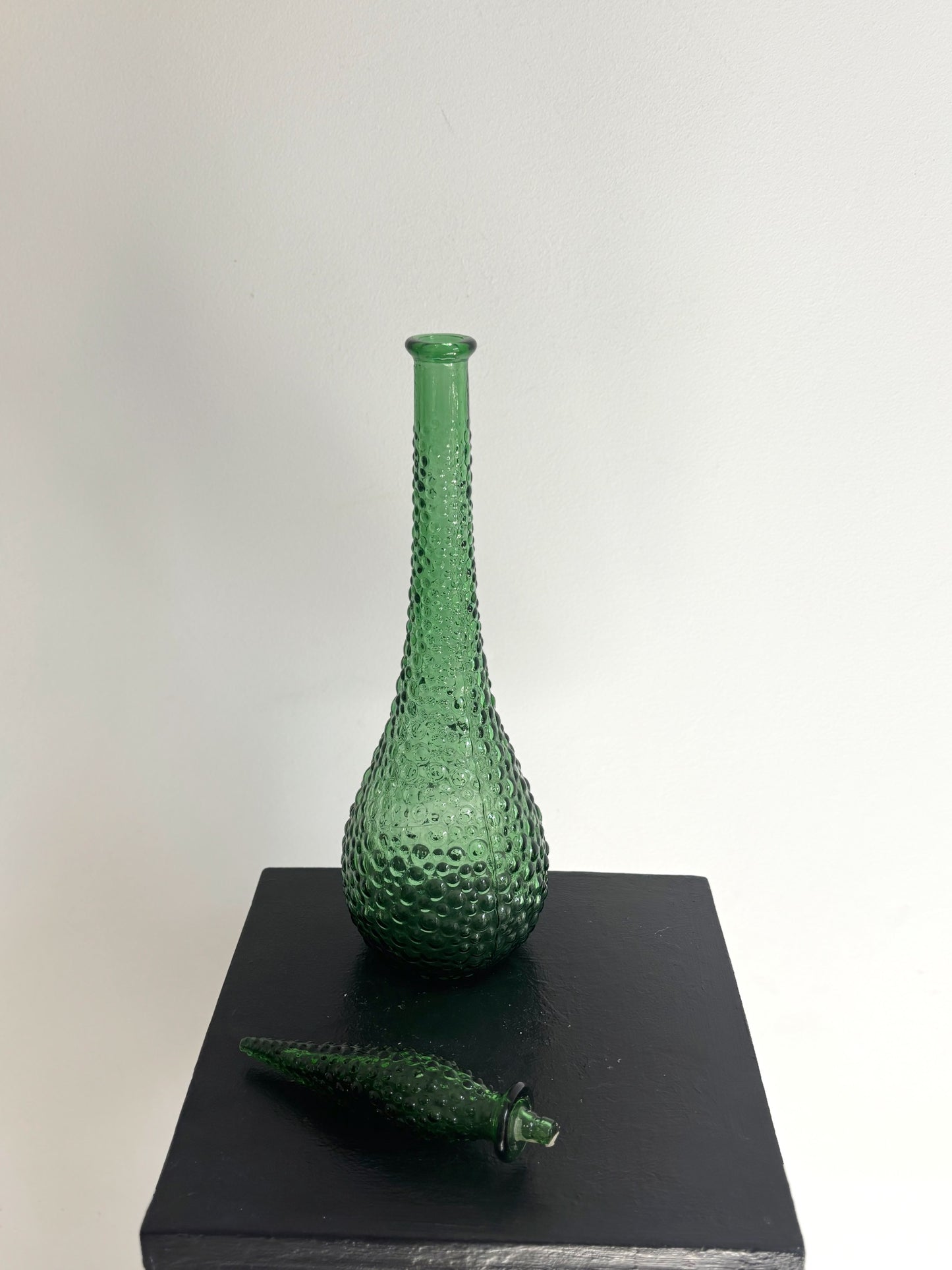 Bouteille Empoli verte à bulles