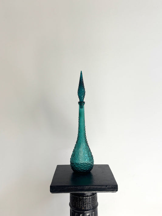 Bouteille Empoli bleue pétrol