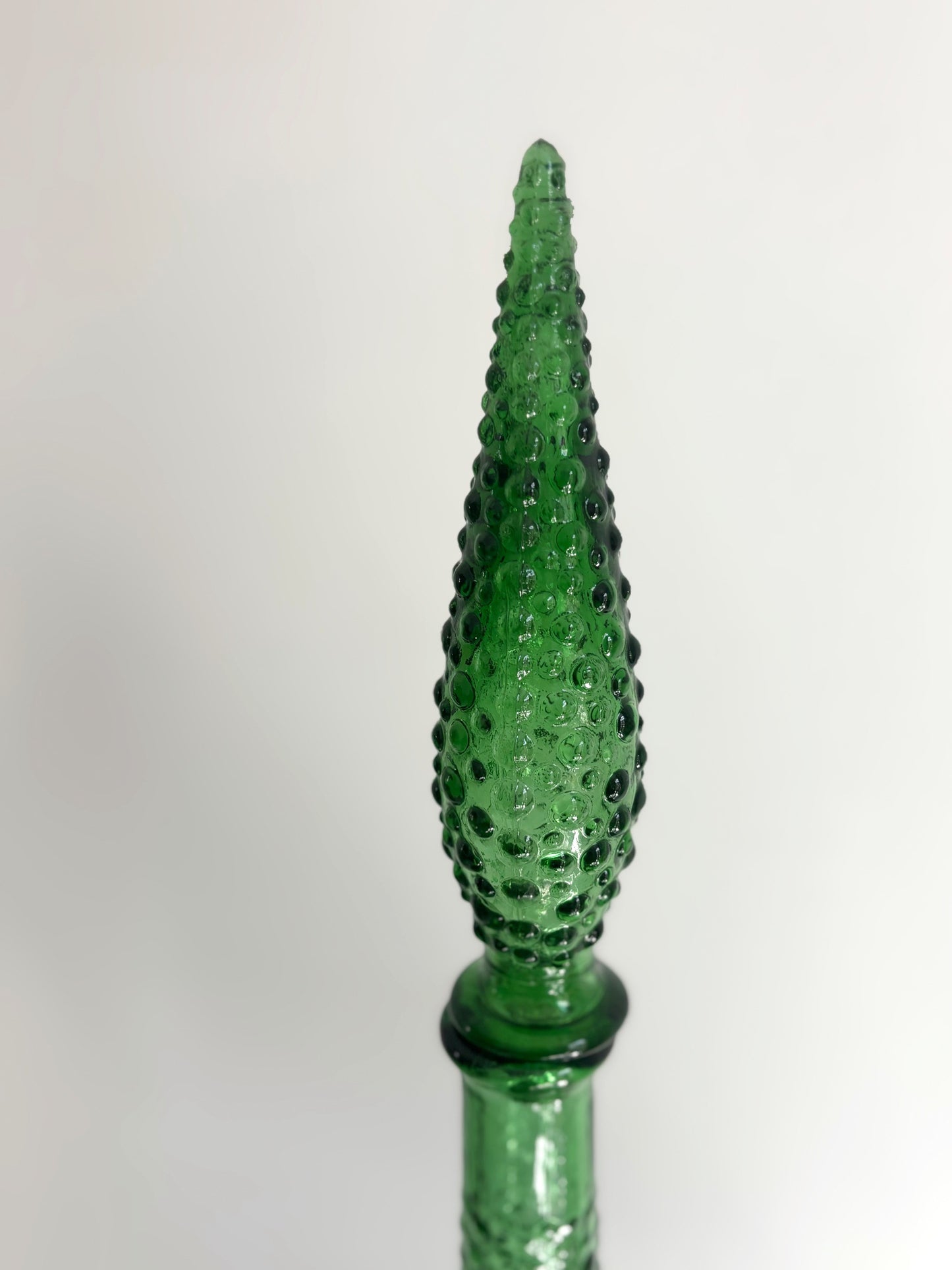 Bouteille Empoli verte à bulles