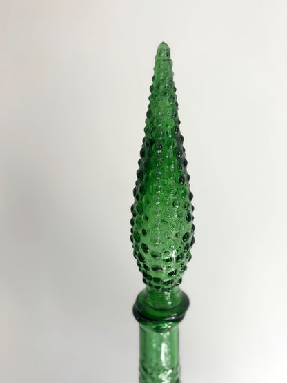 Bouteille Empoli verte à bulles